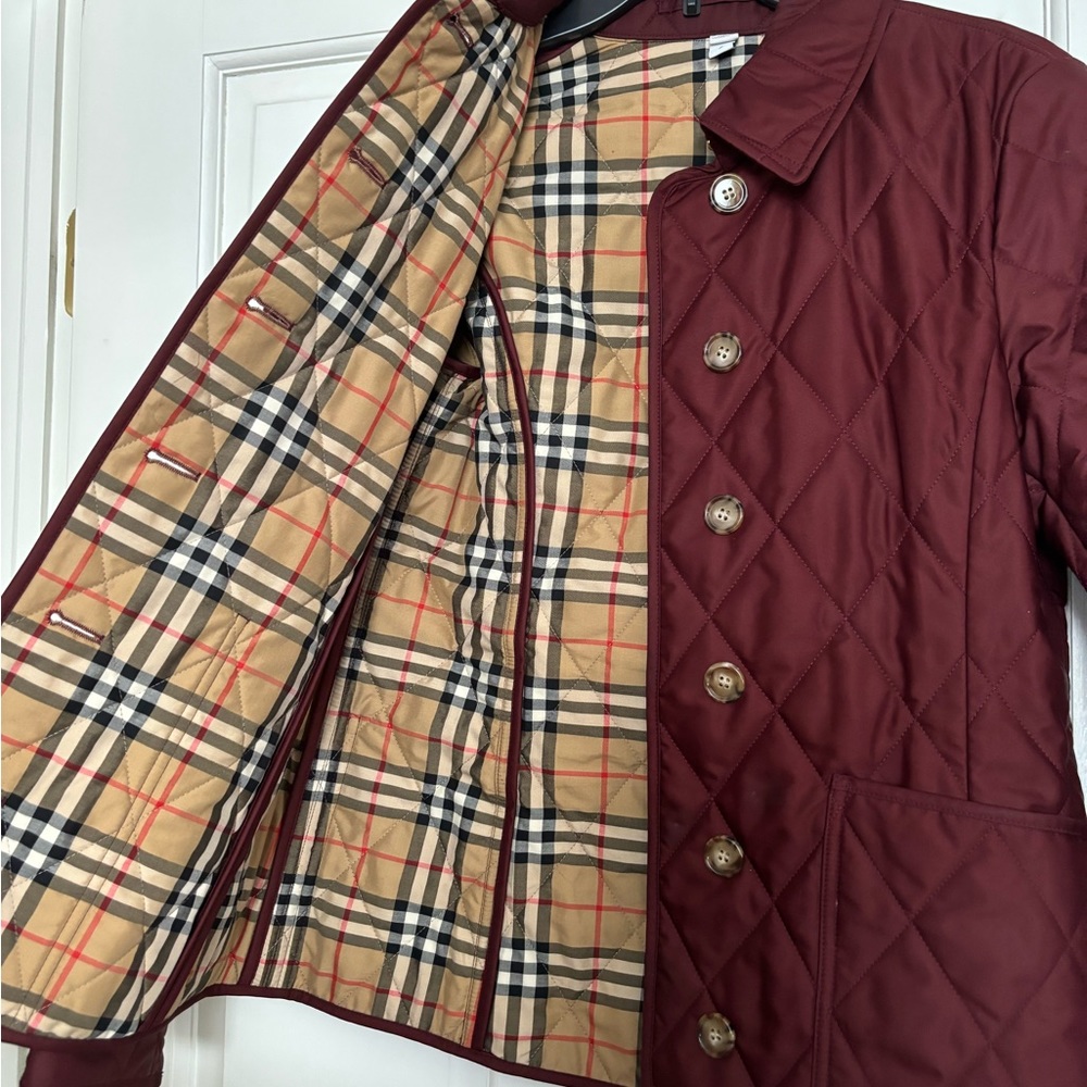 Burberry quilted jacket